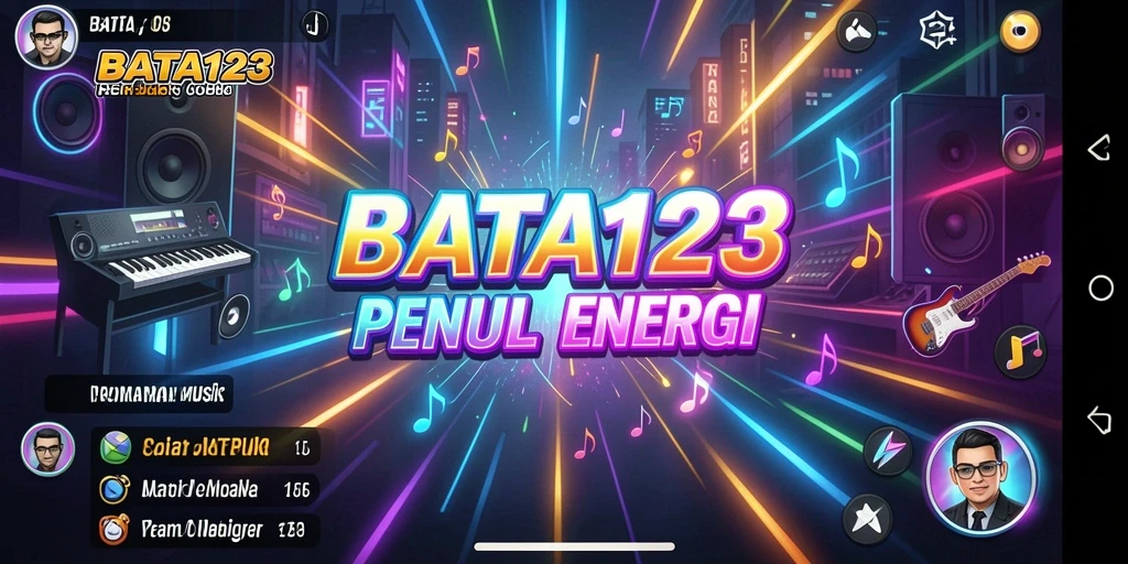 Tampilan gameplay BATA123 yang menarik saat memainkan lagu populer.