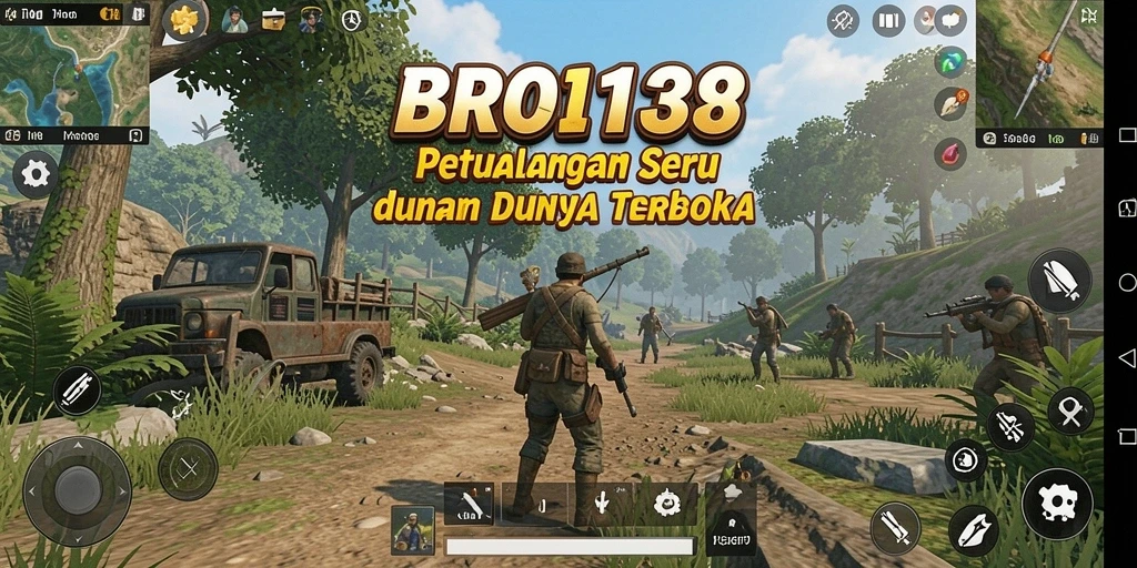 Tampilan gameplay yang menarik dalam dunia terbuka BRO138.