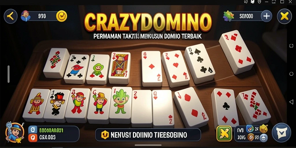 Screenshot utama CRAZYDOMINO menampilkan aksi mendebarkan permainan TPS.