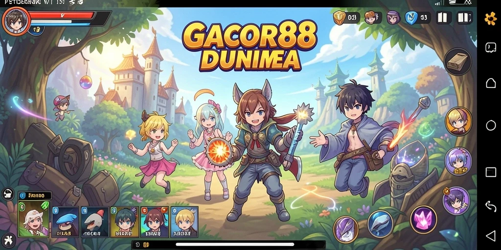 Gameplay menarik dengan karakter Anime yang beragam.