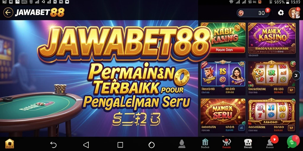 Tampilan menarik gameplay Kasino JAWABET88.