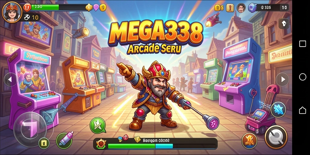 Tampilan gameplay seru dari MEGA338 dengan tantangan menegangkan.