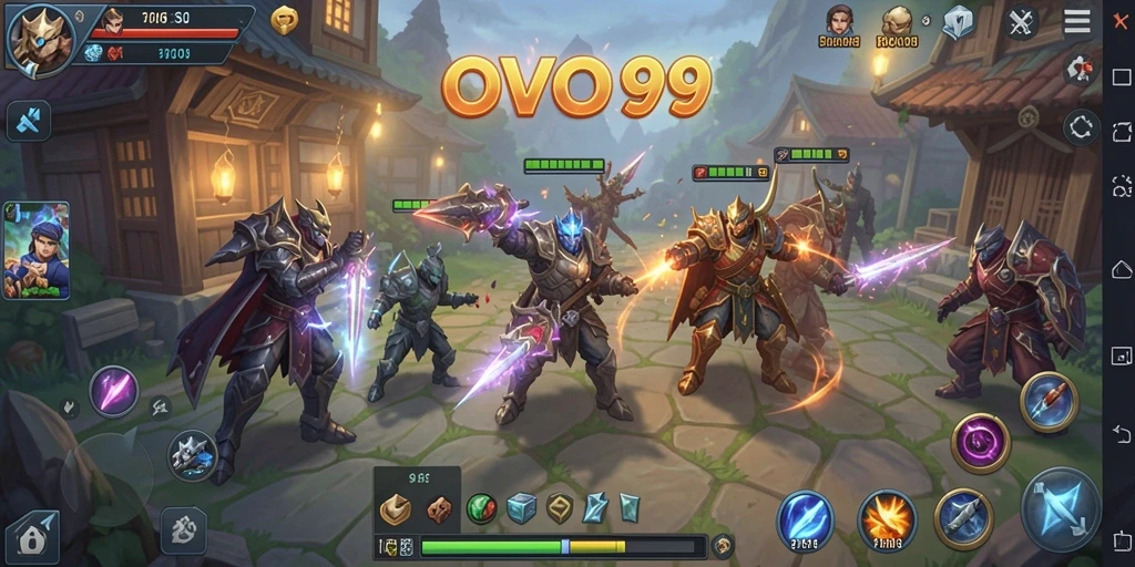 Tampilan gameplay seru di OVO99 dengan strategi SLG