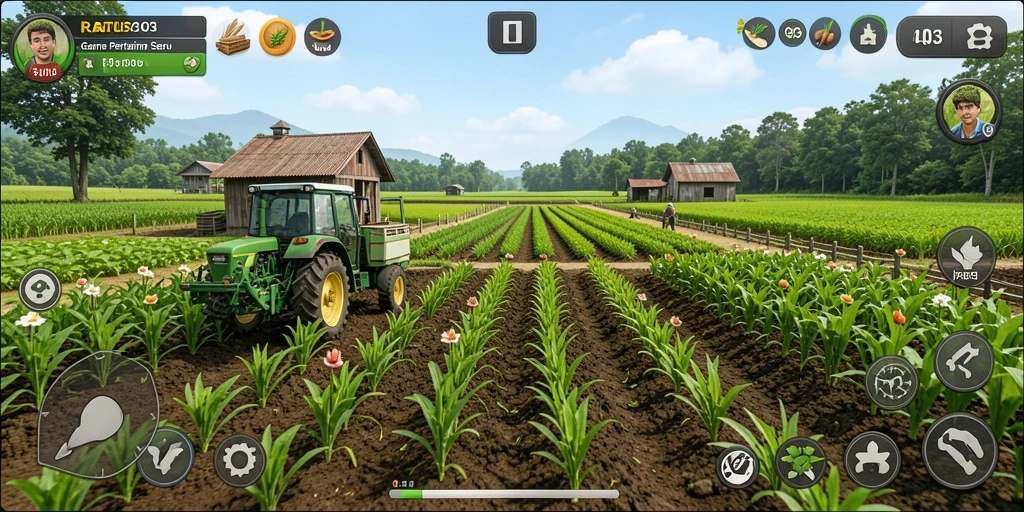 Tampilan gameplay farming yang menarik di RATU303.