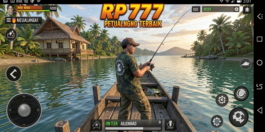 Tangkapan ikan menakjubkan dalam gameplay RP777.
