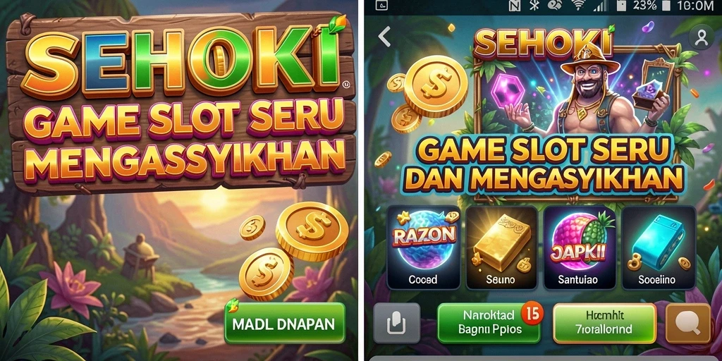 Tampilan gameplay SEHOKI yang seru dan menarik.