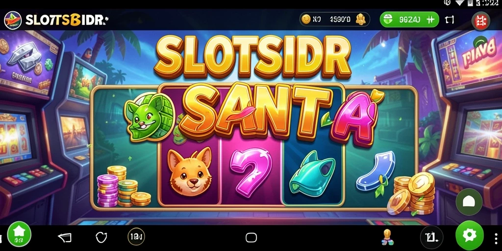 Tampilan gameplay santai dan menyenangkan dari SLOTSIDR.