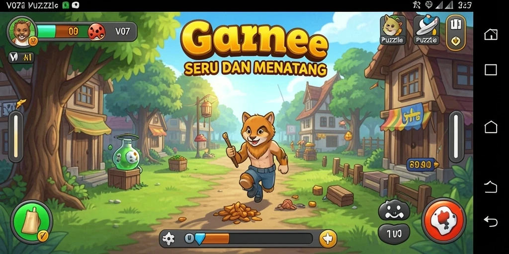 Tampilan menarik dari gameplay V07 yang menyenangkan.