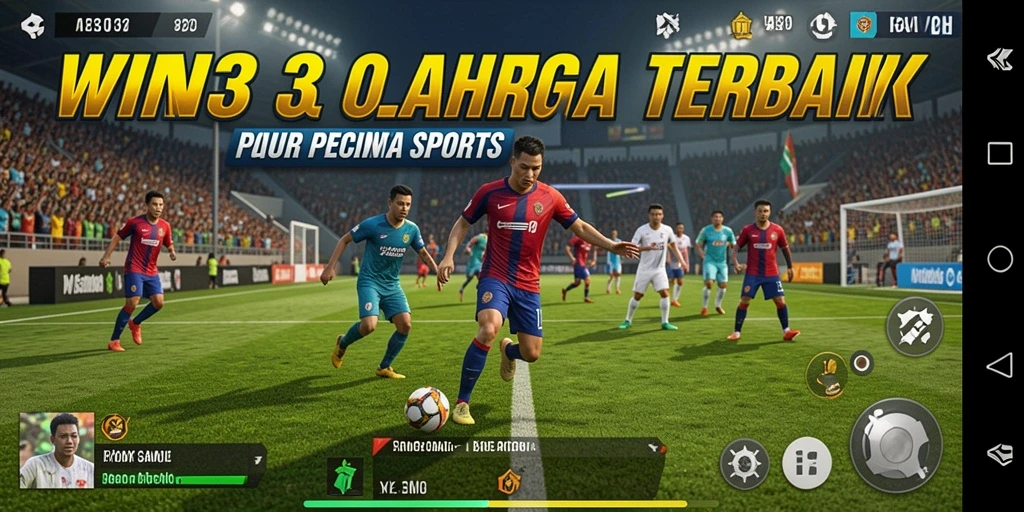 Screenshot gameplay WIN33 menampilkan serunya pertandingan olahraga.