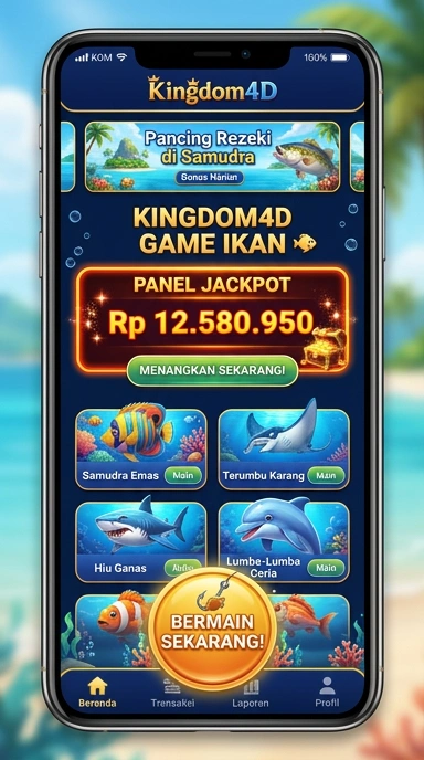 Tangkapan layar aplikasi kingdom4d, menampilkan antarmuka pengguna yang intuitif.